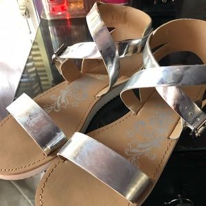 Silver Sandals